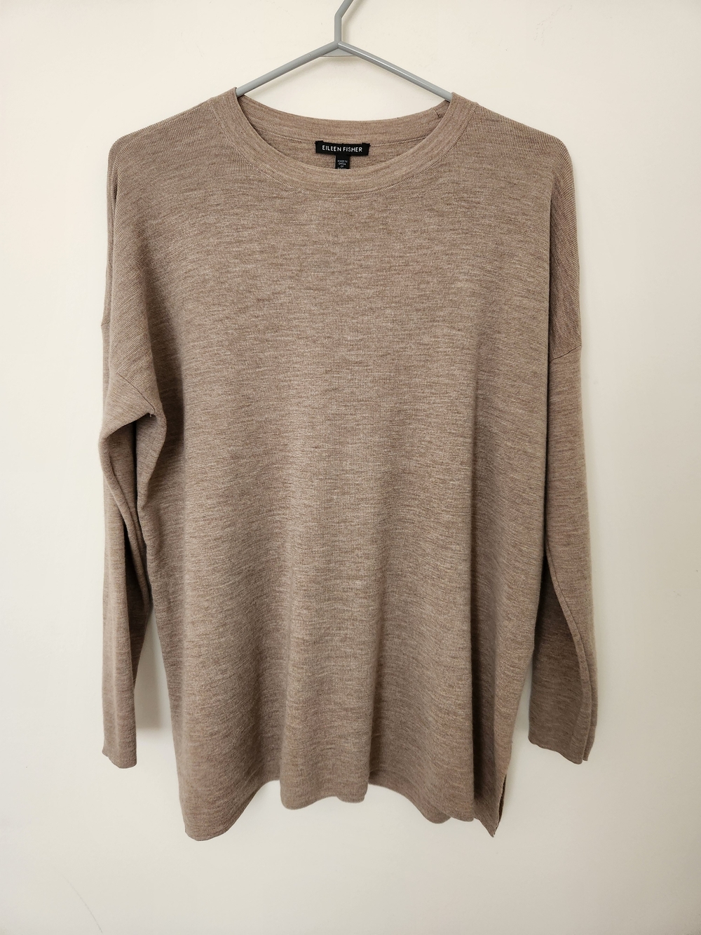 Eileen Fisher Superfine 100% Merino Wool Oversized Sweater XS
